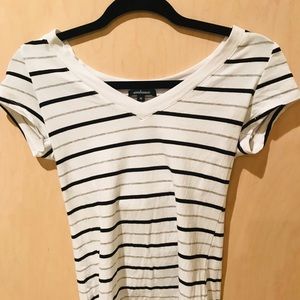 Black and White Striped Shirt